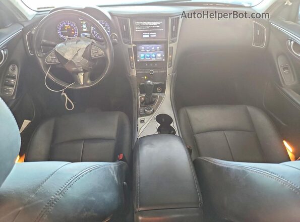 JN1EV7AP0HM743924 2017 INFINITI Q50 Gray Dashboard view