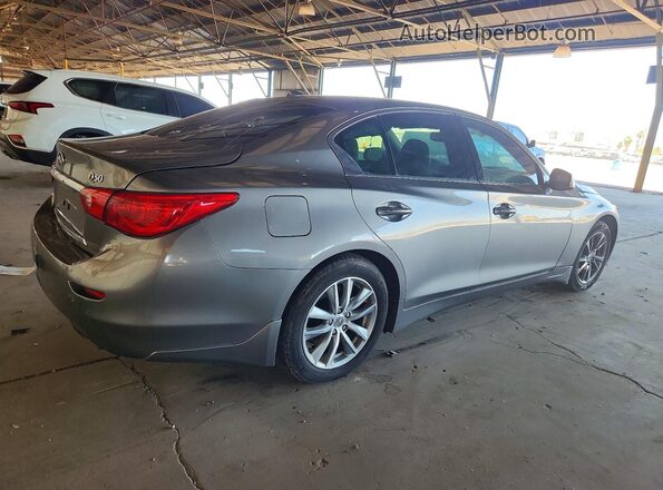 JN1EV7AP0HM743924 2017 INFINITI Q50 Gray Rear right
