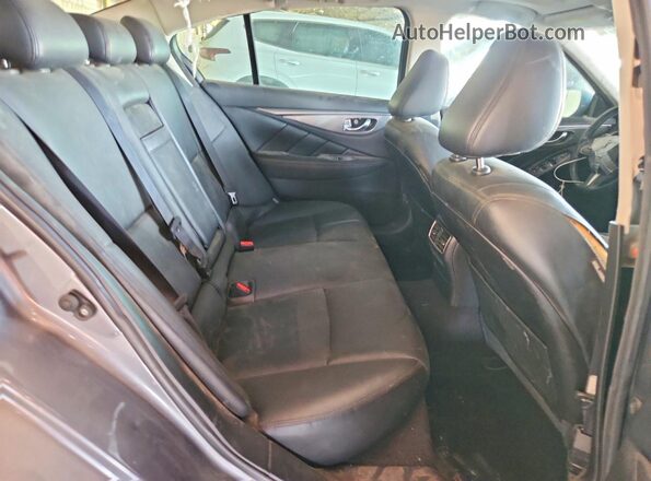 JN1EV7AP0HM743924 2017 INFINITI Q50 Gray Rear seats view