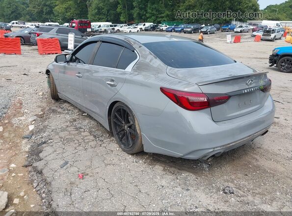 JN1EV7AP0JM362581 2018 INFINITI Q50 Gray Задня ліва чверть
