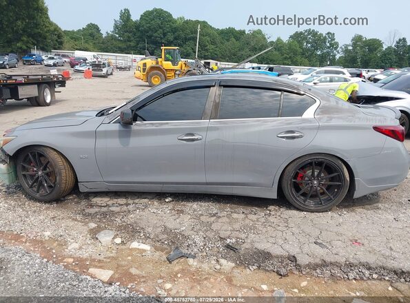 JN1EV7AP0JM362581 2018 INFINITI Q50 Gray Вид задньої частини салону