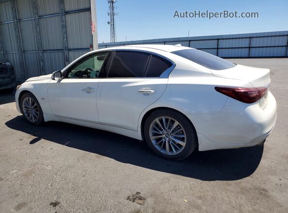 JN1EV7AP0JM362595 2018 INFINITI Q50 White Հետևի ձախ
