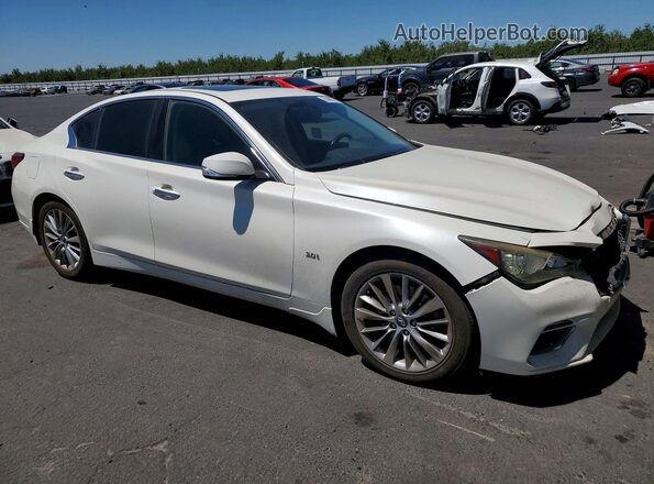 JN1EV7AP0JM362595 2018 INFINITI Q50 White Առջևի աջ