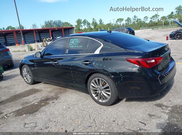 JN1EV7AP0JM591584 2018 INFINITI Q50 Black Rear left