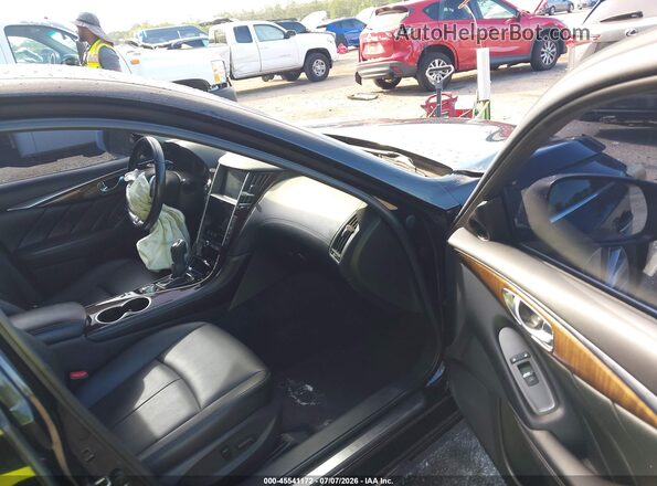 JN1EV7AP0JM591584 2018 INFINITI Q50 Black Front interior view