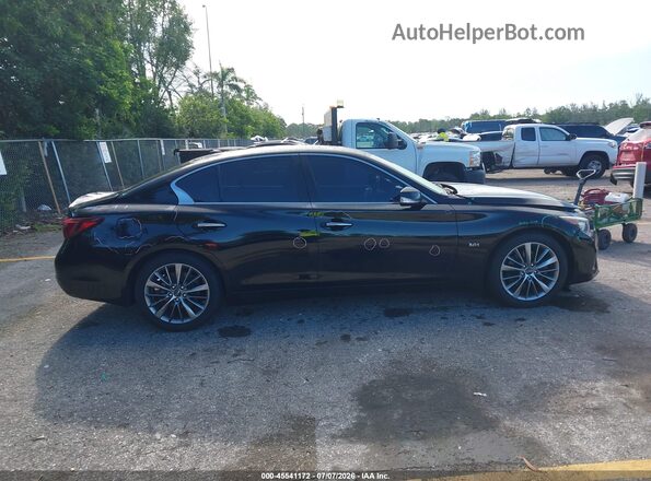 JN1EV7AP0JM591584 2018 INFINITI Q50 Black Rear interior view