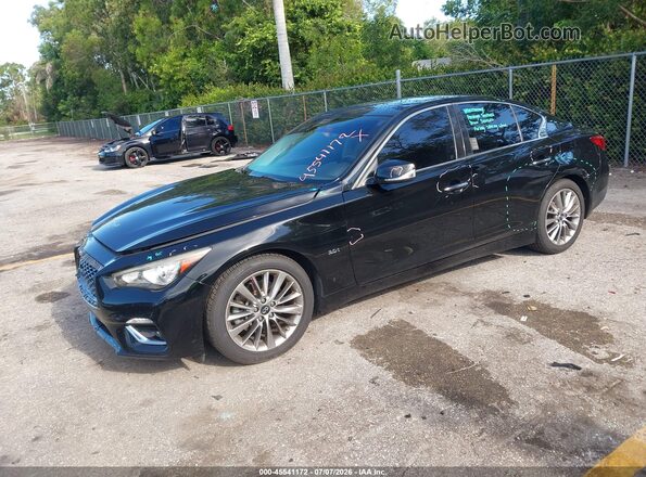 JN1EV7AP0JM591584 2018 INFINITI Q50 Black Front left
