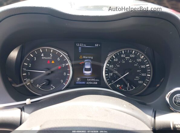 JN1EV7AP0KM514084 2019 INFINITI Q50 White Հետևի նստատեղերի տեսք