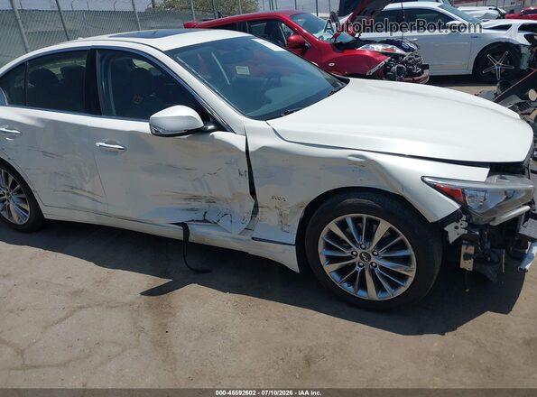 JN1EV7AP0KM514084 2019 INFINITI Q50 White Դիմացի տեսք