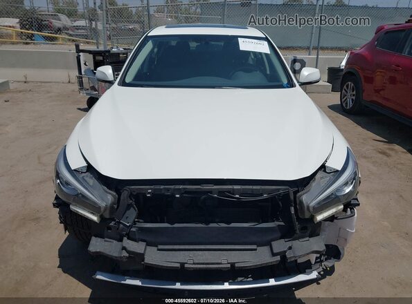 JN1EV7AP0KM514084 2019 INFINITI Q50 White Սալոնի հետևի տեսք