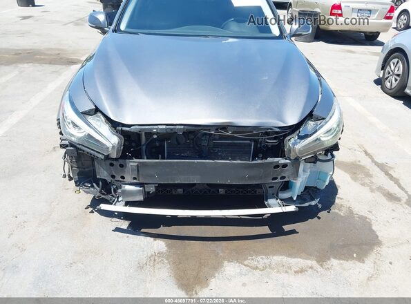 JN1EV7AP0KM515722 2019 INFINITI Q50 Gray Front view