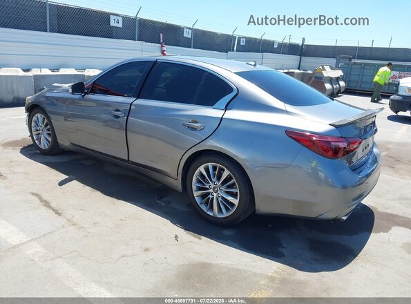 JN1EV7AP0KM515722 2019 INFINITI Q50 Gray Rear left