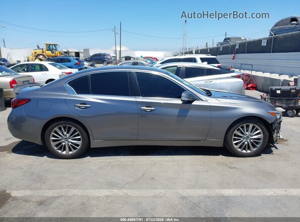 JN1EV7AP0KM515722 2019 INFINITI Q50 Gray 360 interior view