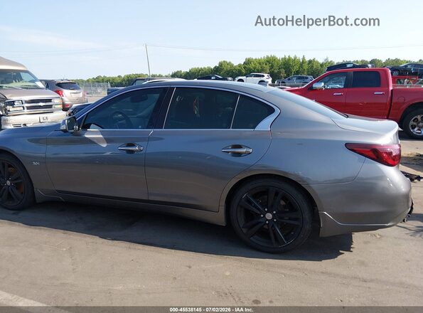 JN1EV7AP0KM541592 2019 INFINITI Q50 Gray 360 interior view