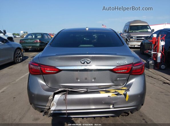 JN1EV7AP0KM541592 2019 INFINITI Q50 Gray 