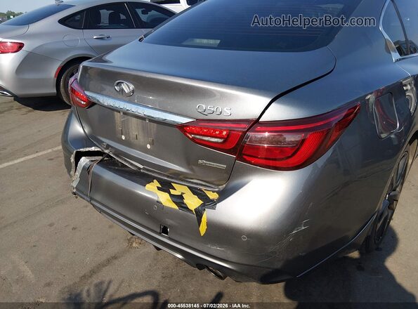 JN1EV7AP0KM541592 2019 INFINITI Q50 Gray 