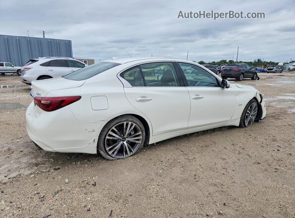 JN1EV7AP0LM204129 2020 INFINITI Q50 White Rear right