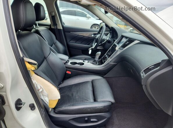 JN1EV7AP0LM204129 2020 INFINITI Q50 White Front interior view