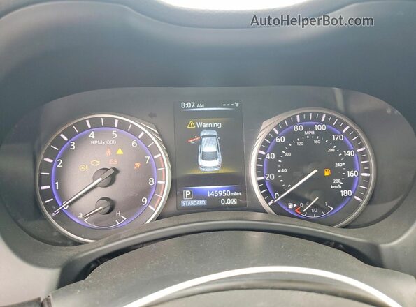 JN1EV7AP1HM730213 2017 INFINITI Q50 Black Սարքավորումների վահանակի տեսք