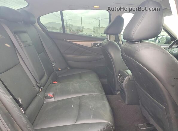 JN1EV7AP1HM730213 2017 INFINITI Q50 Black Հետևի նստատեղերի տեսք
