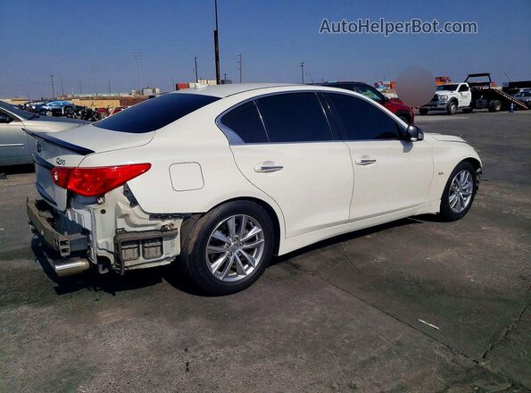 JN1EV7AP1HM731409 2017 INFINITI Q50 Белый Задняя правая четверть