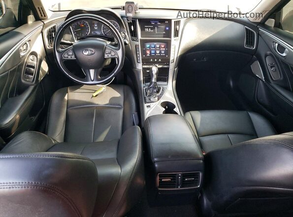 JN1EV7AP1HM731409 2017 INFINITI Q50 Белый Вид панели приборов