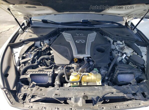 JN1EV7AP1HM731409 2017 INFINITI Q50 Белый Вид задней части салона