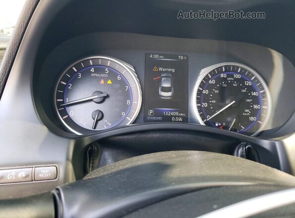 JN1EV7AP1HM731409 2017 INFINITI Q50 Белый Вид щитка приборов