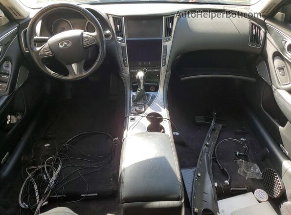 JN1EV7AP1HM731426 2017 INFINITI Q50 White Առջևի վահանակի տեսք