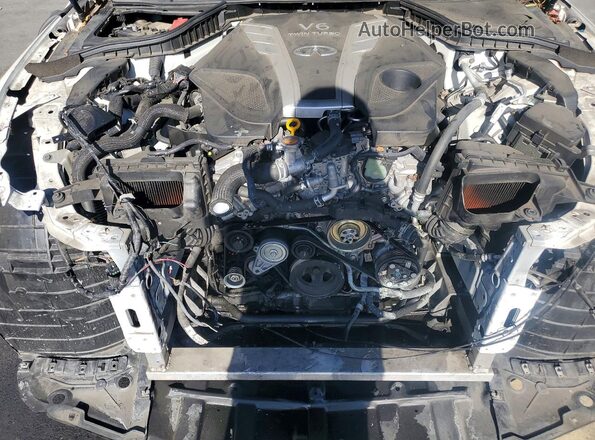 JN1EV7AP1HM731426 2017 INFINITI Q50 White Սալոնի հետևի տեսք