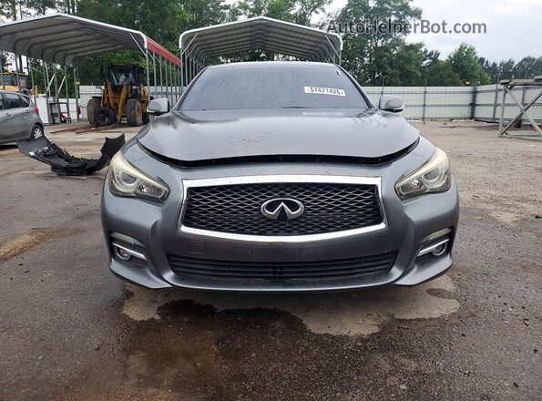 JN1EV7AP1HM735928 2017 INFINITI Q50 Gray Vista frontal