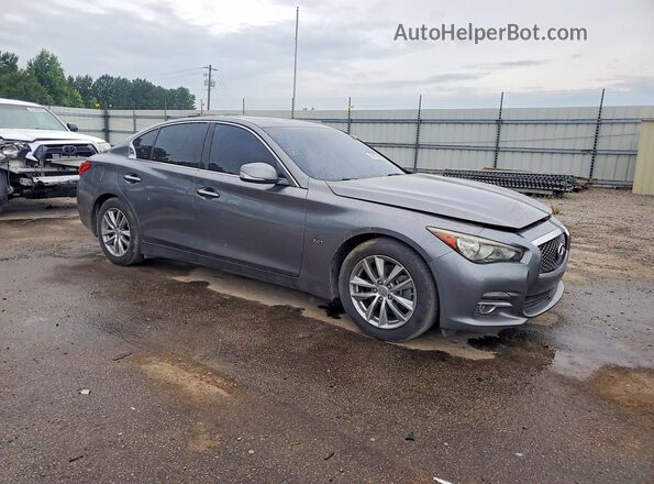 JN1EV7AP1HM735928 2017 INFINITI Q50 Gray Delantero derecho