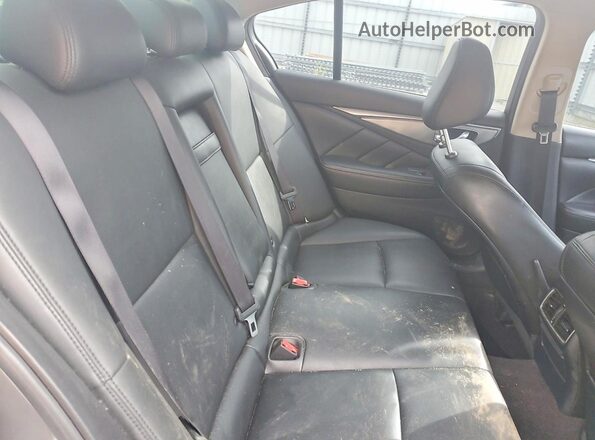 JN1EV7AP1HM735928 2017 INFINITI Q50 Gray Vista de los asientos traseros