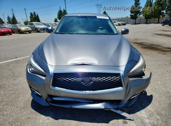 JN1EV7AP1HM736982 2017 INFINITI Q50 Gray Vista frontal