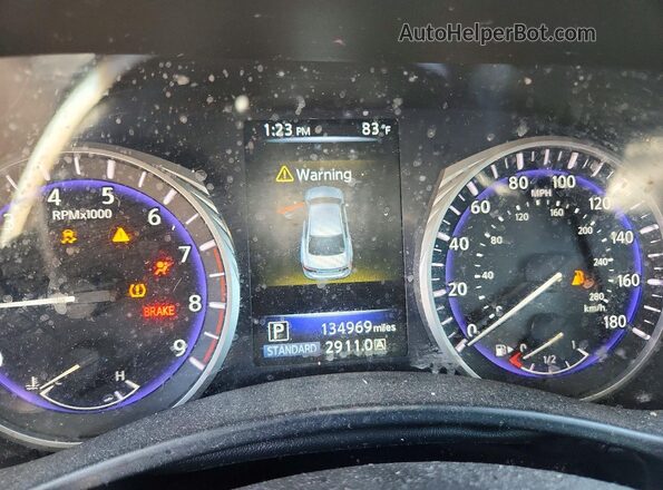 JN1EV7AP1HM736982 2017 INFINITI Q50 Gray Vista del cuadro de instrumentos