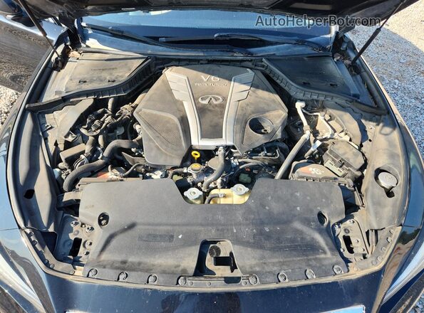 JN1EV7AP1HM738733 2017 INFINITI Q50 Black Սալոնի հետևի տեսք