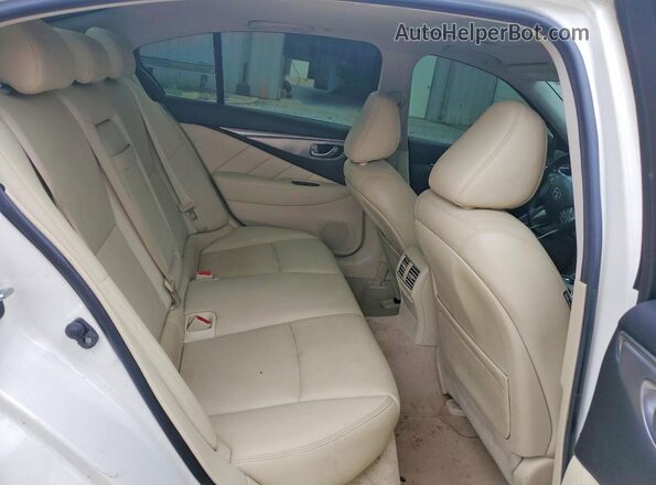JN1EV7AP1HM741440 2017 INFINITI Q50 White Հետևի նստատեղերի տեսք