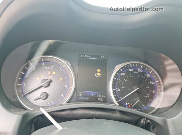 JN1EV7AP1HM741440 2017 INFINITI Q50 White Սարքավորումների վահանակի տեսք