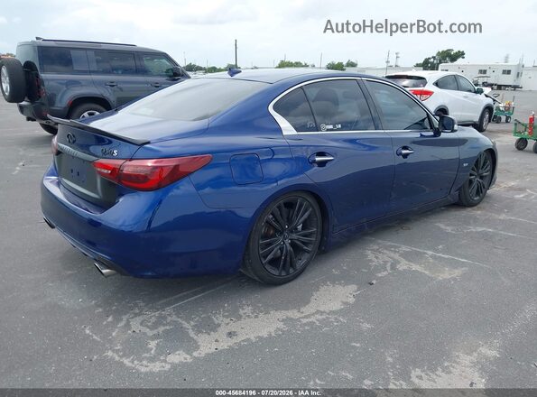 JN1EV7AP1JM357728 2018 INFINITI Q50 Blue უკანა მარჯვენა