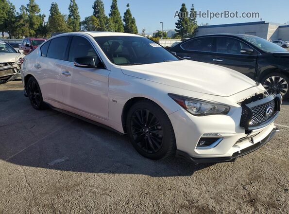 JN1EV7AP1JM361312 2018 INFINITI Q50 White Առջևի աջ