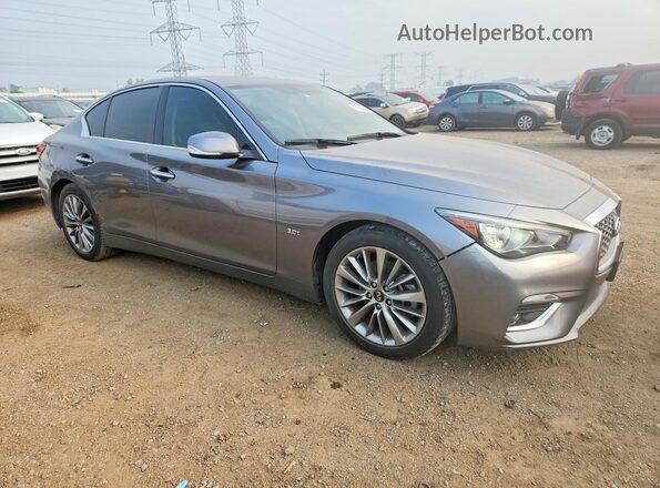 JN1EV7AP1JM361861 2018 INFINITI Q50 Gray Передня права чверть