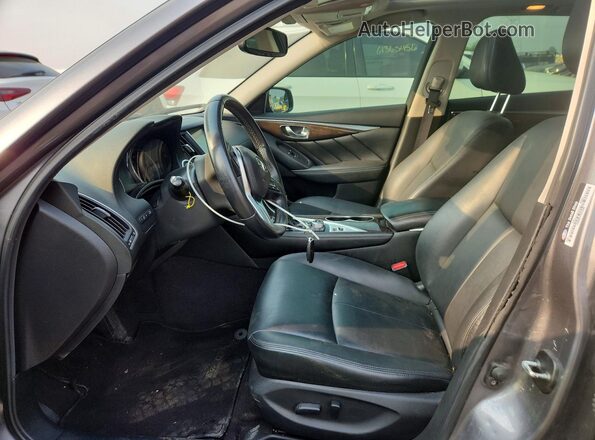 JN1EV7AP1JM361861 2018 INFINITI Q50 Gray Вид салону спереду