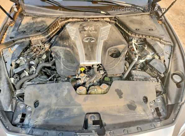 JN1EV7AP1JM361861 2018 INFINITI Q50 Gray Вид задньої частини салону