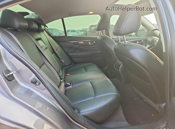 JN1EV7AP1JM361861 2018 INFINITI Q50 Gray Вид задніх сидінь