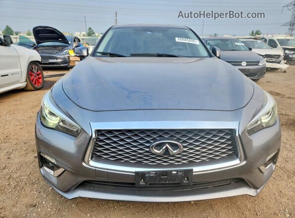 JN1EV7AP1JM361861 2018 INFINITI Q50 Gray Вид спереду