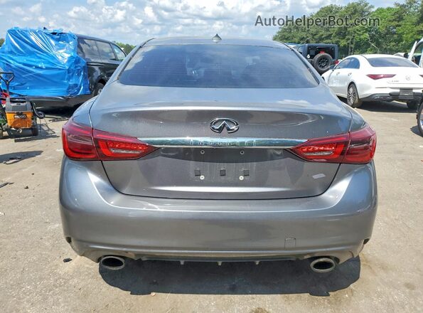 JN1EV7AP1JM366428 2018 INFINITI Q50 Silver Rear view