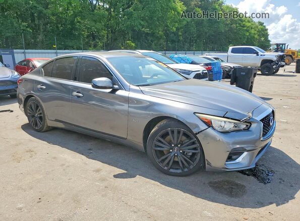 JN1EV7AP1JM366428 2018 INFINITI Q50 Silver Front right