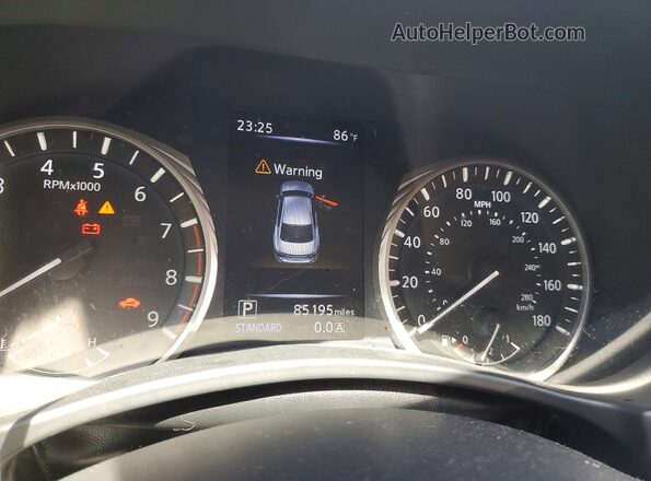 JN1EV7AP1JM366428 2018 INFINITI Q50 Silver Instrument cluster view