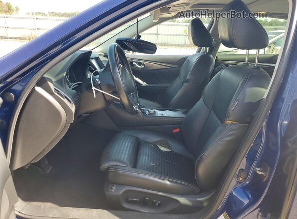 JN1EV7AP1JM590704 2018 INFINITI Q50 Blue Սալոնի դիմացի տեսք