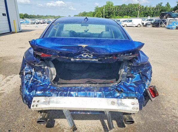 JN1EV7AP1JM590704 2018 INFINITI Q50 Blue Հետևի տեսք